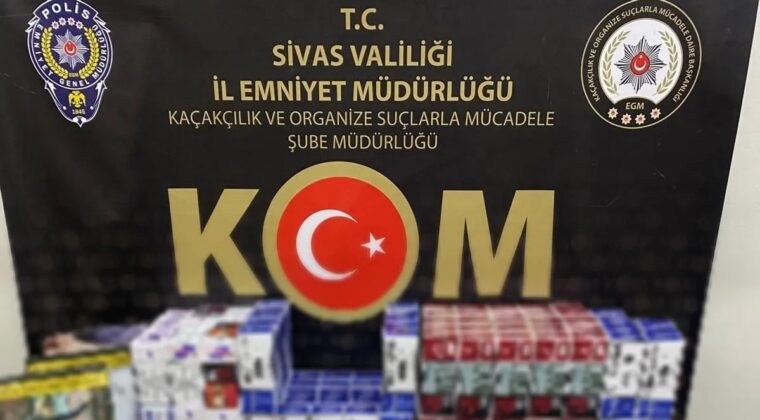 Sivas’ta kaçakçılık operasyonu – Sivas Haberleri